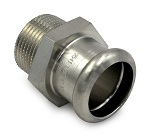 INOX PRESS-Připojovací šroubení 18mm x 1/2"a