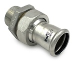 INOX PRESS-Připojovací šroubení 18mm x 1/2"a