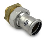 INOX PRESS-Připojovací šroubení 18mm x 1/2"a