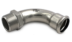 INOX PRESS-Koleno 18mm x 1/2"a
