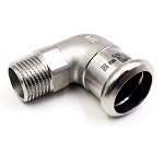 INOX PRESS-Koleno 18mm x 1/2"a