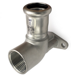 INOX PRESS-Ukončení na zeď odsazené 18mm i x1/2"i